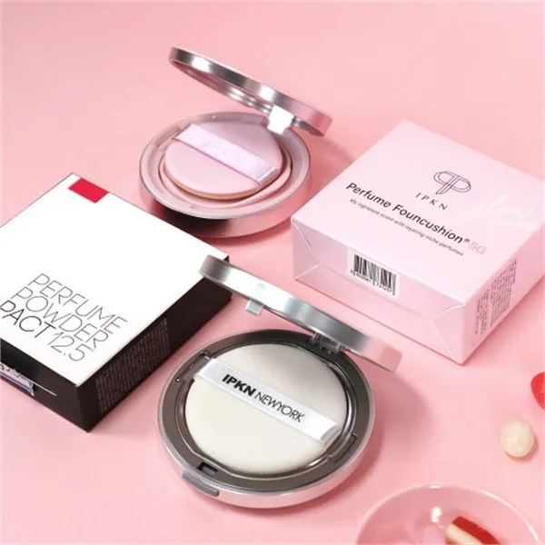 IPKN 퍼퓸파운쿠션5G + 12.5팩트 마스크도 방해 할 수 없는 베이스 메이크업 기획세트 쿠션팩트, 해당없음, 5G 쿠션 홀리데이 23호본품/12.5팩트 매트 23호