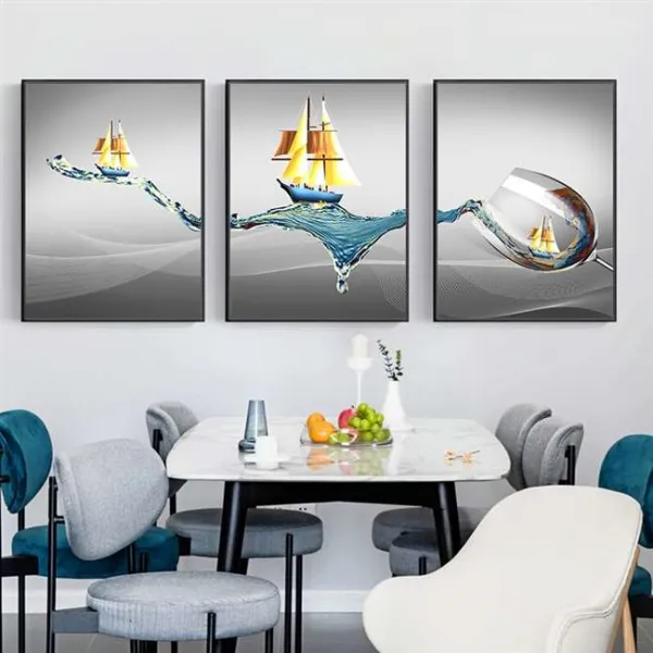 제라늄몰! 아트포스터 모언 심플 거실 인테리림 추상무늬 소파 기함 뮤럴 노르딕 레스토랑 침실 그림을 걸다 현 살사 독립