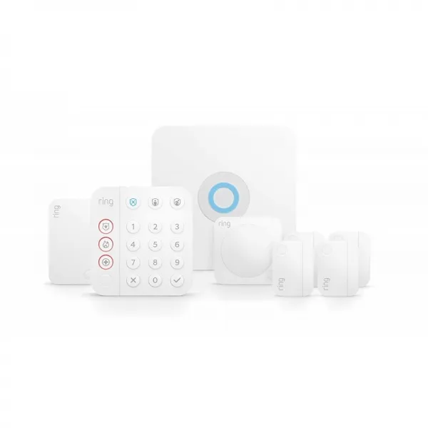 Ring Alarm 8피스 키트 2세대 – 연중무휴 24x7 전문 모니터링 옵션으로 제공되는 가정용 보안 시스템 –