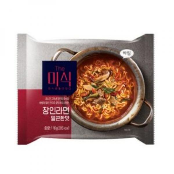 The미식 장인라면 얼큰한맛 116g, 47개
