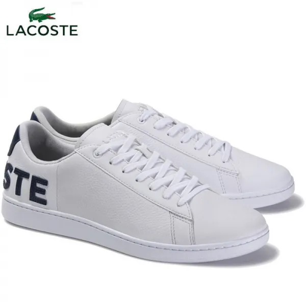\선착 쿠폰 배포 중/라코스테 LACOSTE스니커즈 CARNABY EVO 120 7 US남성화 SMA0052-042화이트×네이비 구