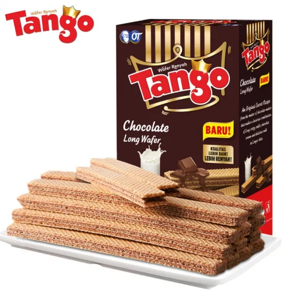 탕고 초콜릿 롱 웨이퍼 웨하스 160g x 5곽 인도네시아 인기 과자, 1세트