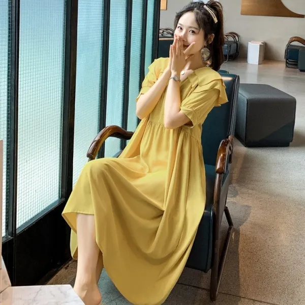 여름 임산부 오버핏원피스 1S0812