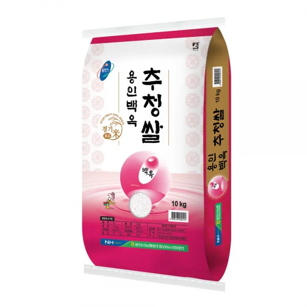 [2019년산] 용인 백옥 추청쌀 10kg, 단품