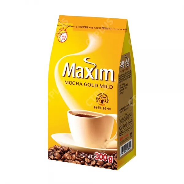 맥심 모카골드마일드 300g 리필 커피 블랙