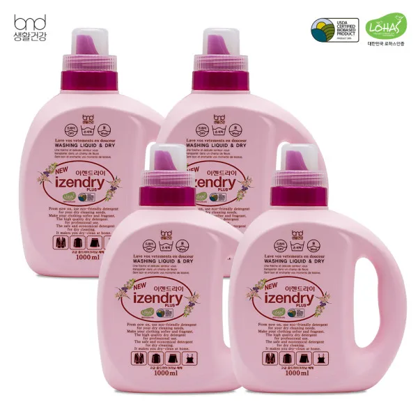  세제혁명 홈드라이세제 이젠드라이 플러스 1000ml 4통 상세 설명 참조 상세 설명 참조 상세 설명 참조