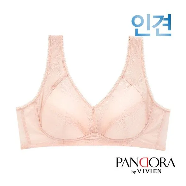[판도라 바이 비비안] 인견 노와이어 등살보정 브라1종(PBR7089)런닝형브라/80A~9
