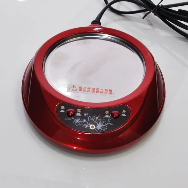 골드 데이지 내열 유리 실론오렌지페코홍차 주전자 밴드 필터링 용 손잡이 녹슬지않다 강내담 충돌함 다구 궁푸차, 투명 보온 받침대