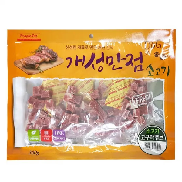 글로비스샵_3-1 개성만점 300g 소고기- 고구마큐브+globis픞, ★이상품만족해요!!, ★이상품만족해요!!