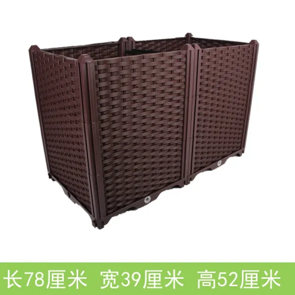 어반30 베란다 텃밭 화분 플랜트박스 푸짐한 채소 재배함 특대호 플라스틱 채소밭 화 초심2연장78폭39높이52
