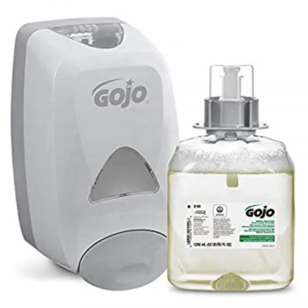 고조 그린 세티피드 폼 핸드 Cleaner 프래그랜스 Free FMX-12 스타터 Kit 1-1250 mL 에콜로고 세티피드 소프 리필 + 1- 고조 FMX-12 도브 그레이, 1