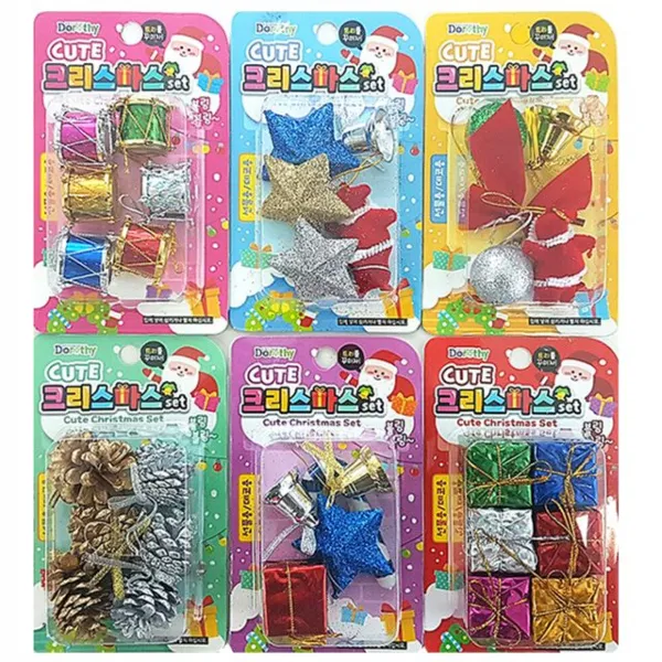 Set 꾸미기 소품 성당 성탄일 맞이 전나무 몸치장 장식품 기타데코제품 부지런히배송 +71295섣란+, 이상품을선택할게여