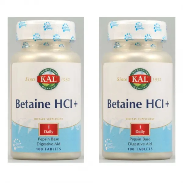 Kal Betaine Hcl 칼 베타인 위산보충제 250mg 250정 2팩 1개
