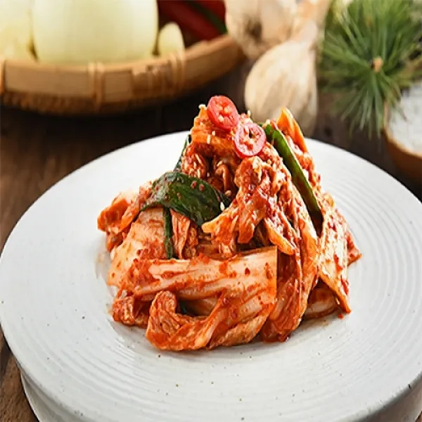 명동칼국수 마늘겉절이 땡초 갈릭김치 1kg 2kg, 명동칼국수5인분+마늘겉절이1kg