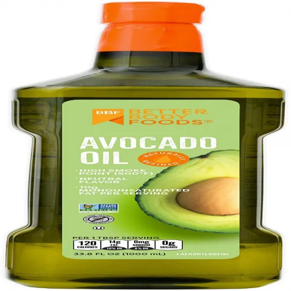 BetterBody Foods & Nutrition Betterbody Avocado Oil 33.8 Oz Keto Pale 오소리기름 아보카드오일효능 소기름 게걸무씨앗기름 산루카스아보카도오일 압착유채유 태국코코넛오일, 1개, 1ml