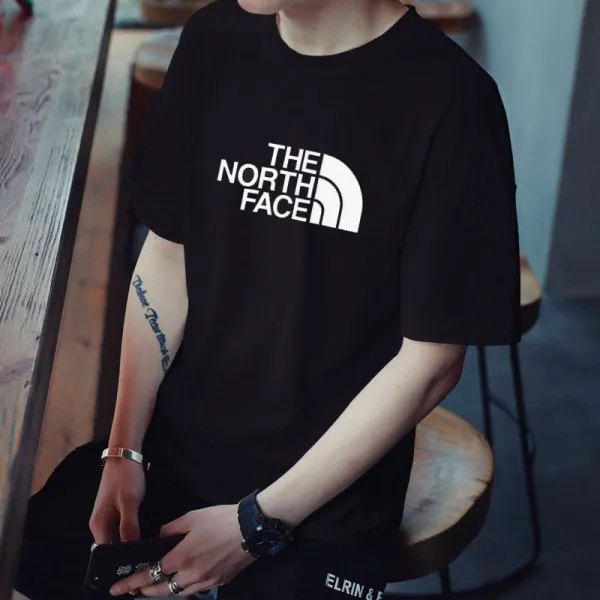 북서쪽 반팔 남 여름 신 아웃도어 배기 티 캐주얼 라운드 tnf 반 소매 4nc7ky4