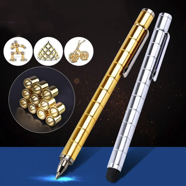 kirahosi 연말 연시 크리스마스 예쁜 생일 선물 여성 장식품 알송달송 인테리어 소품 591 ANzk95to, 1, 블랙 마그네틱 링 13개+2개 펜슬 심