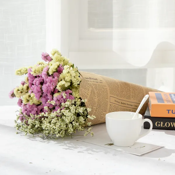 윈난성 잊지 마세요 나는 생화꽃 꽃꽂이 말린꽃 프리저브드꽃다발 실내 진열 풍건 진짜 하늘에 별이 가득하다 꽃병 물 핑크 물 엘로 엘로 크리스탈 _영 말린꽃 가방