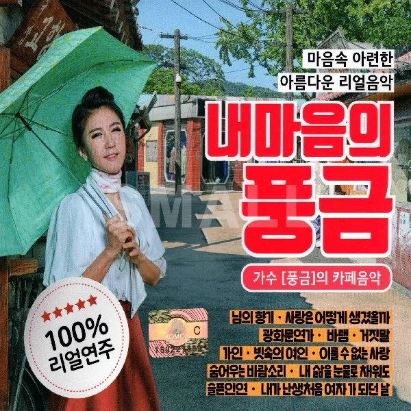 2CD 내마음의풍금/가수풍금의카페음악/님의향기/광화문연가/거짓말