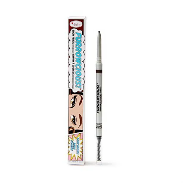 Furrowcious Eyebrow Pencil Dark Brown Slim Retractable Tip Smudge-Proof Formula 다크 브라운 야만적 인 눈썹, 1