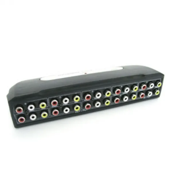 Coms 3RCA용 상황실 교육장 9x1 av케이블 분배기