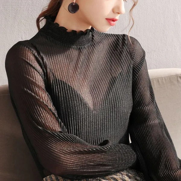 Kirahosi 겨울 여성 블라우스 가을 여자 쉬폰 블라우스 예쁜 오피스룩 59 Gd11 Cmbd4sn0