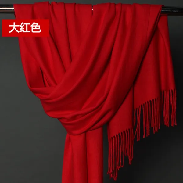 폼나 Pomna 패션 스카프 여성 겨울 야생 봄 모조 목도리 가을