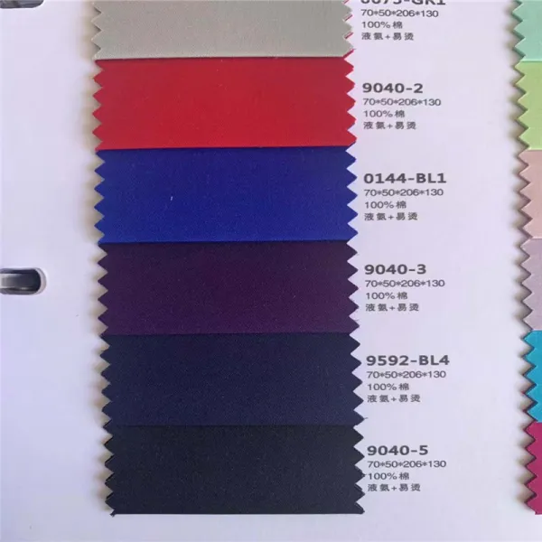 자수원단 컬러 그림 셔츠 겉감 수입 순면 패브릭 고지 100셔츠 원피스, T05-0144-BL1(반미터 가격)