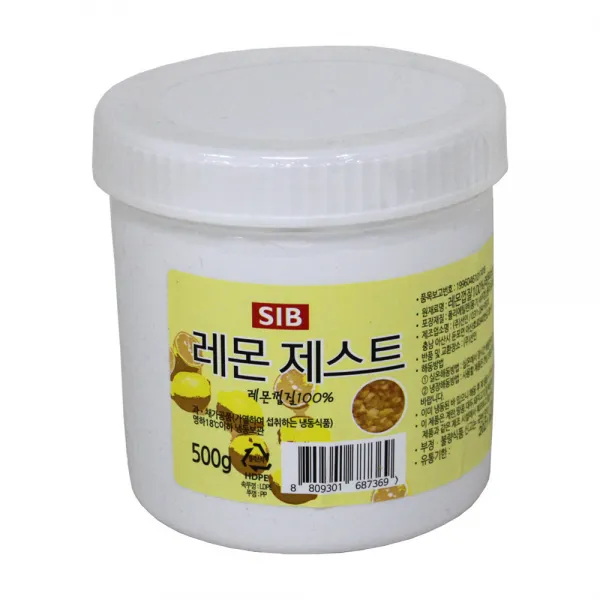 이홈베이킹 레몬제스트500g (레몬껍질)-냉동 - 아이스박스 별도구매제품, 500g, 1개