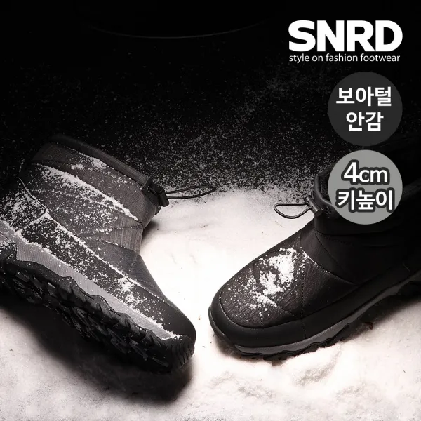 SNRD 남성겨울부츠 털부츠 방한화 남성방한화