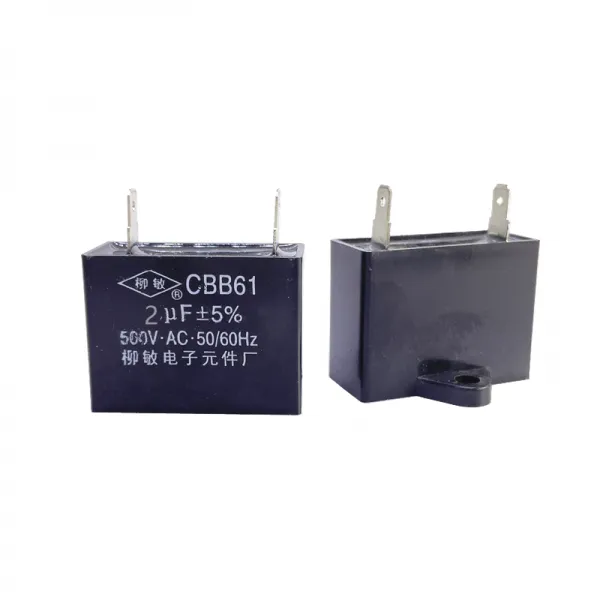 선풍기 콘덴서 유민 CBB615UF500V 레인지 후드 에어송풍기 모터 시동 500V114UF2 끼어들다 4157151356, 2UF, 5단장