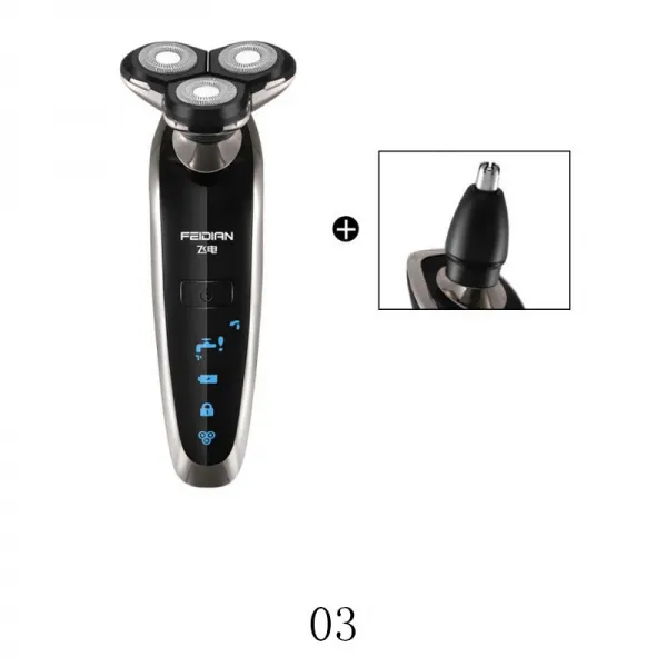 뉴타임즈4 전신워싱 4D 전기면도기 다목적직능 USB 충전식 스마트면도기 남성면도칼 XT19 A22, 03