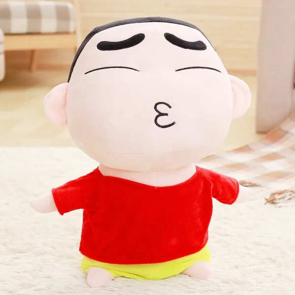 수면 애착 유리토끼인형 짱구 반려견 동물 흰둥이 크레용 Xiaoxin, Xiaoxin 빨간 드레스 키스 + 약 20cmcm