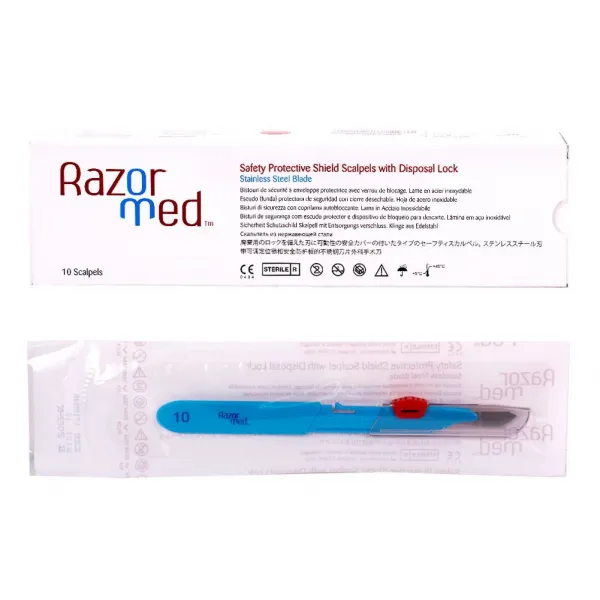 Protective Shield Scalpels No.10 REF.2896 메스 10개입