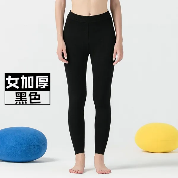 누락이격 100 올 바지남자 선비 두꺼운 보온내복 겨울 가을 여성 얇은 슬림 이너 털바지