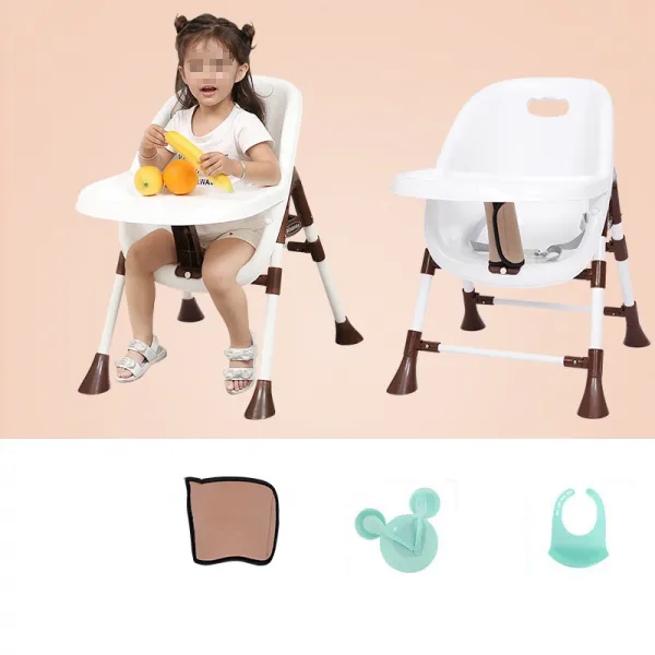 뉴타임즈10 유아식탁의자 하이체어 아기의장기의자 식사아동의자 식사테이블 아이케아 다기능의장기의자 침식가정용가정 XT11 A8, 브라운