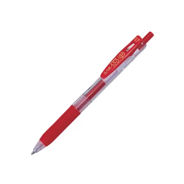 90 호랭비지니스 / 제브라)사라사클립펜 (0.7mm/적)-다스 (10개입) 네임펜12색 라인펜 도화지 매직, 단일 색상