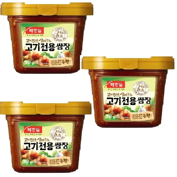해찬들 고기전용쌈장450g 3개 450g
