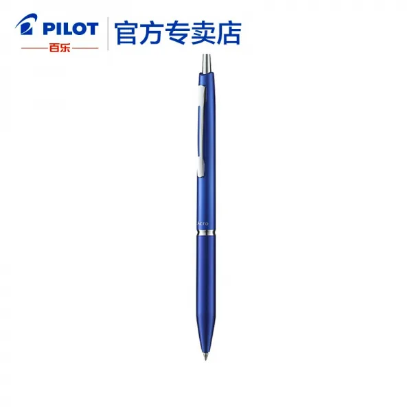일본 갤럽 (PILOT) Acro 현 미끄럼 볼펜 누 름 식 0.7mm 실탄 헤드 레 트 로 볼펜 부 드 러 운 금속 사인펜 BAC - 1SF 메 탈 블 루, 상세페이지 참조