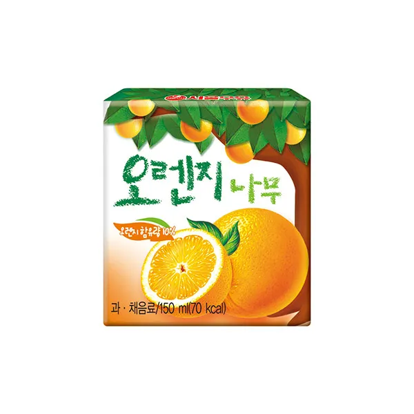 서울우유 나무주스4종 사과나무' 오렌지나무' 자두나무' 포도나무' 150mL x 24개입(1박스), 선택2. 오렌지나무 150mL x 24개입(1박스)