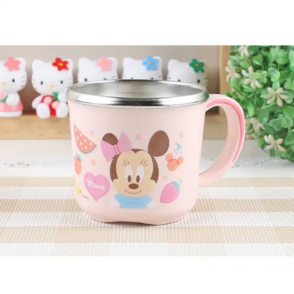  바보사랑 디즈니 더블논슬립스텐컵_핑크 9317 1개