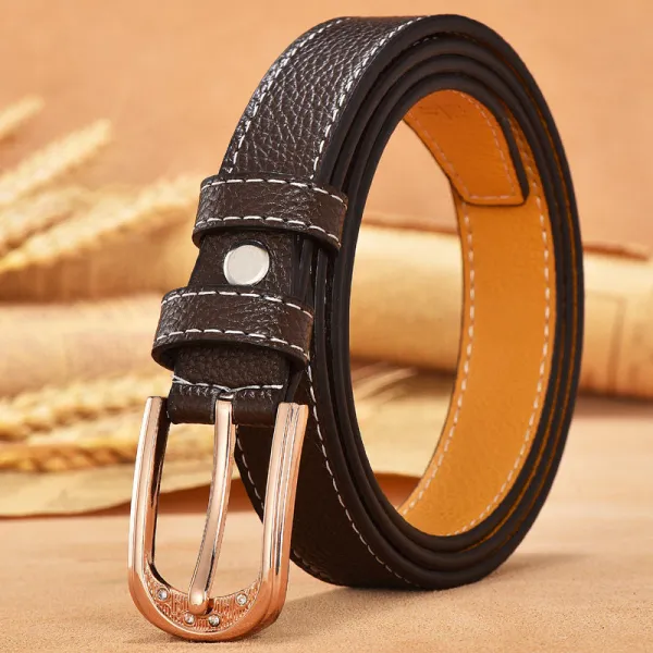 한 줄 사시면 벨트 여 캐주얼 여성 사회 장식 학생