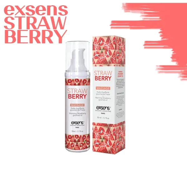 Exsens Quartier 맛있는러브젤 엑상스 스트로베리 딸기맛러브젤 따뜻한핫젤 마사지젤, 1개, 50ml