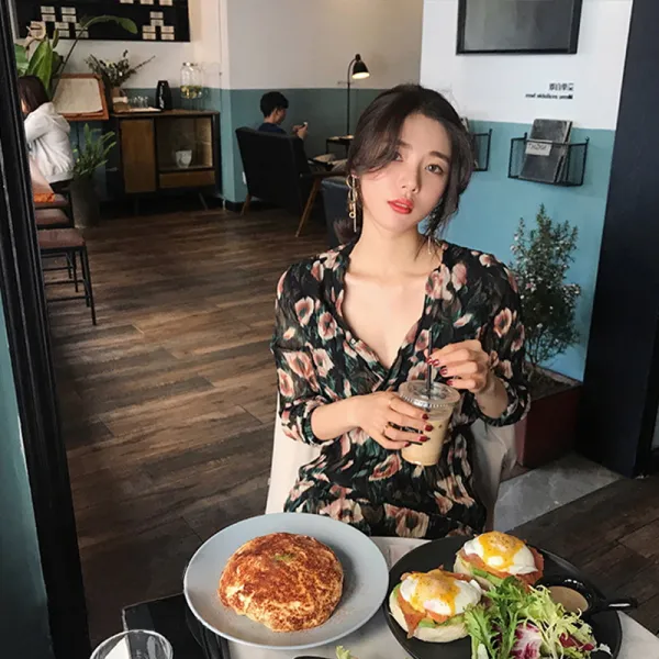 원피스 FASHI 냉담 현아한 무드 고궬 감각 플레이 프렌치시크 슬림핏 롱 스윗 점프슈트 여성 여름