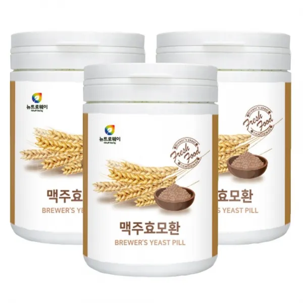 뉴트로웨이 맥주효모환230gx3병 국내산 간편환형태 가루날림NO 합성무첨가 엄격검수통과, 3개, 230g