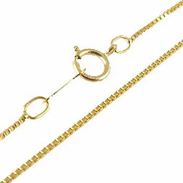 14k 골드 필드 박스( 별칭 베네치아《》 )체인 0.85mm【 전장 50cm 】