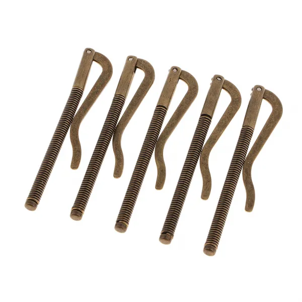STK5pcs 금속 머니 클립 바 지갑 교체 부품 스프링 클램프 현금 보유자 90mm, 단일상품