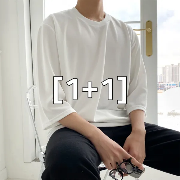 올멋 1+1 2장가격 12컬러 리버풀 7부 반팔 티셔츠