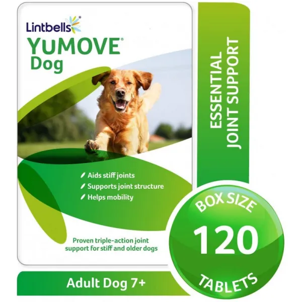 개를위한 Lintbells YuMOVE 개 기동성과 합동 건강 보충 교재 120 정제, 1