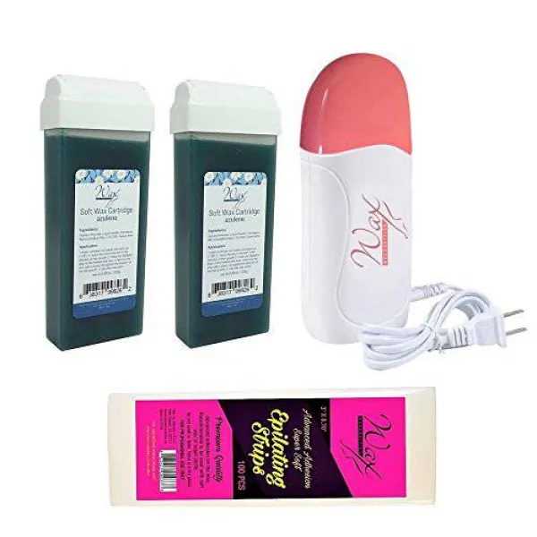왁스 필요성 왁스 히터 WX1-C & 2 x Azulene 소프트 왁스 카트리지 Wax Nece